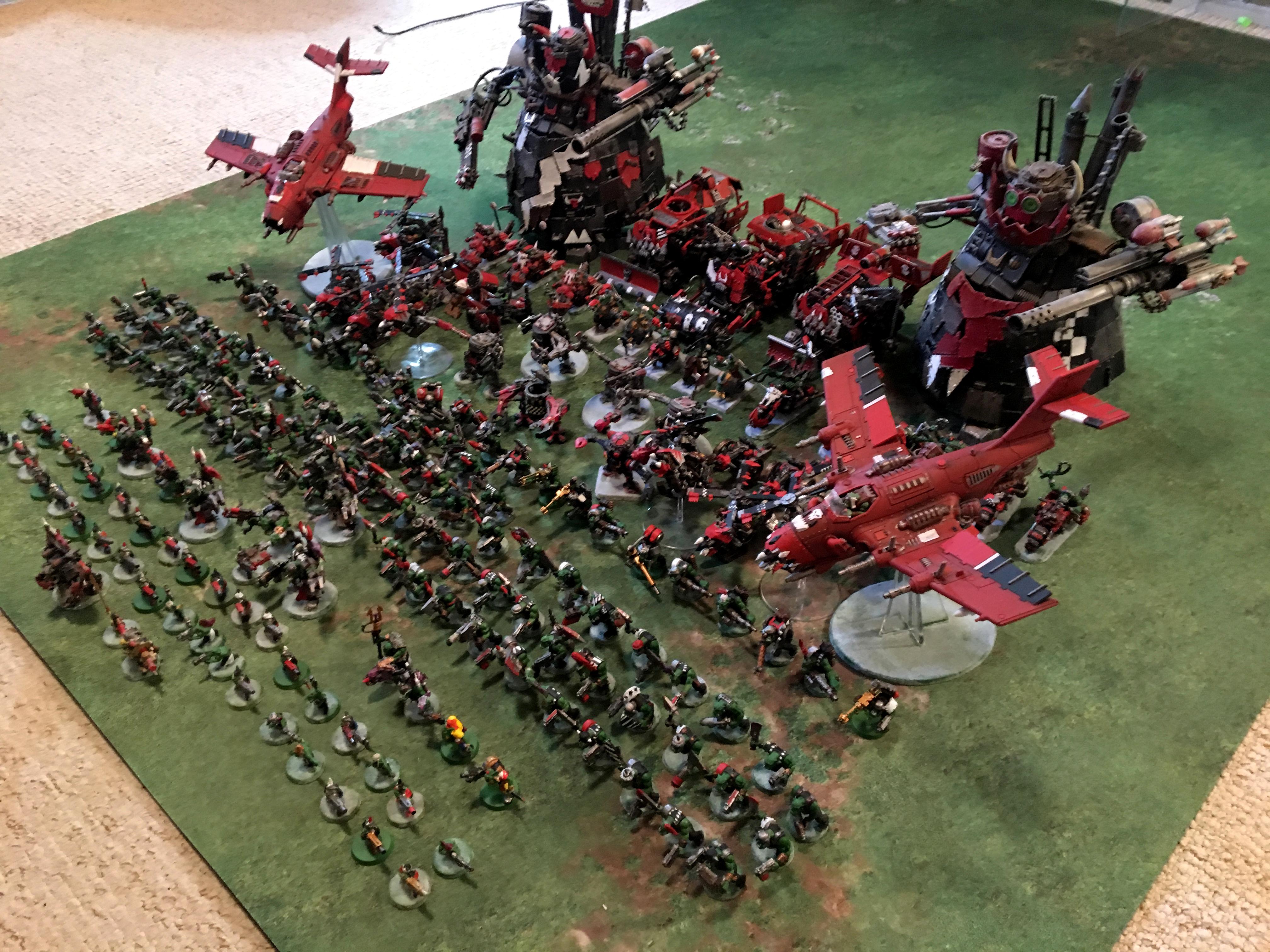 Army, Big, Goffs, Huge, Orks, Points, Waaagh, Warhammer 40,000